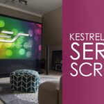 Elite Screens Kestrel Home Series Floor Rising Projection Screen