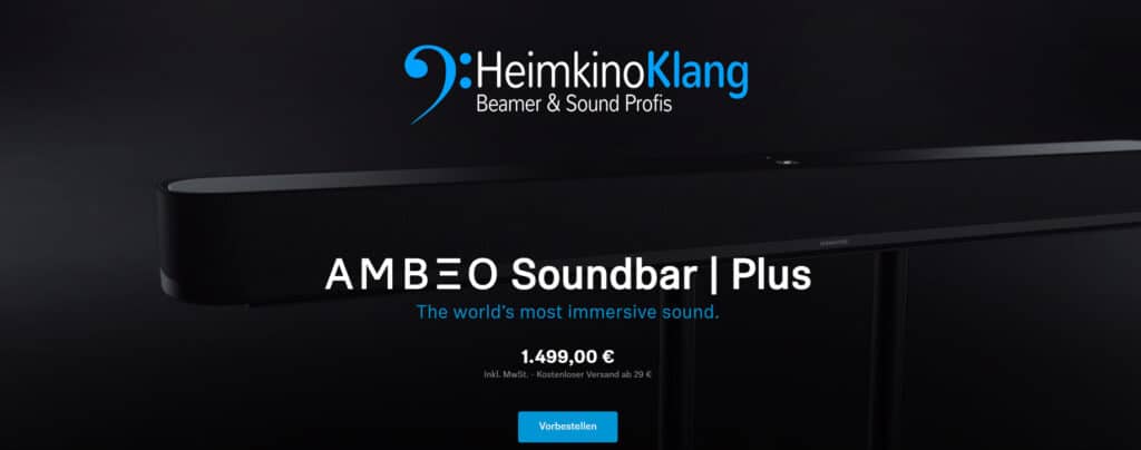 Sennheiser Ambeo Soundbar Plus Header 2