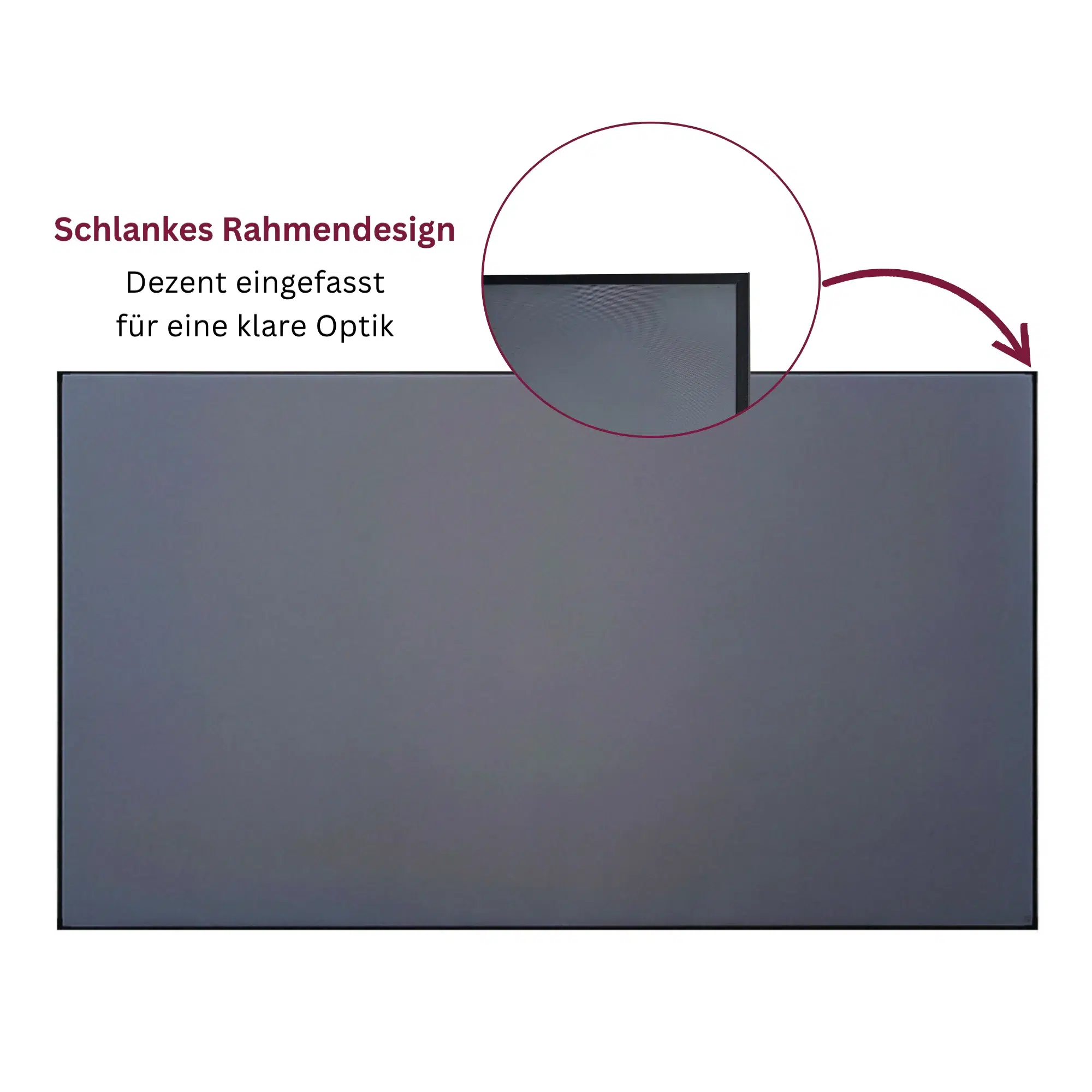 Rahmenleinwand Heimkino CLR - Edge free für Laser TV